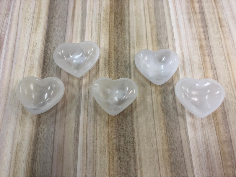 Cuenco corazón Selenita 8 cm